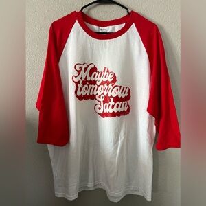 XL Custom Baseball Tee